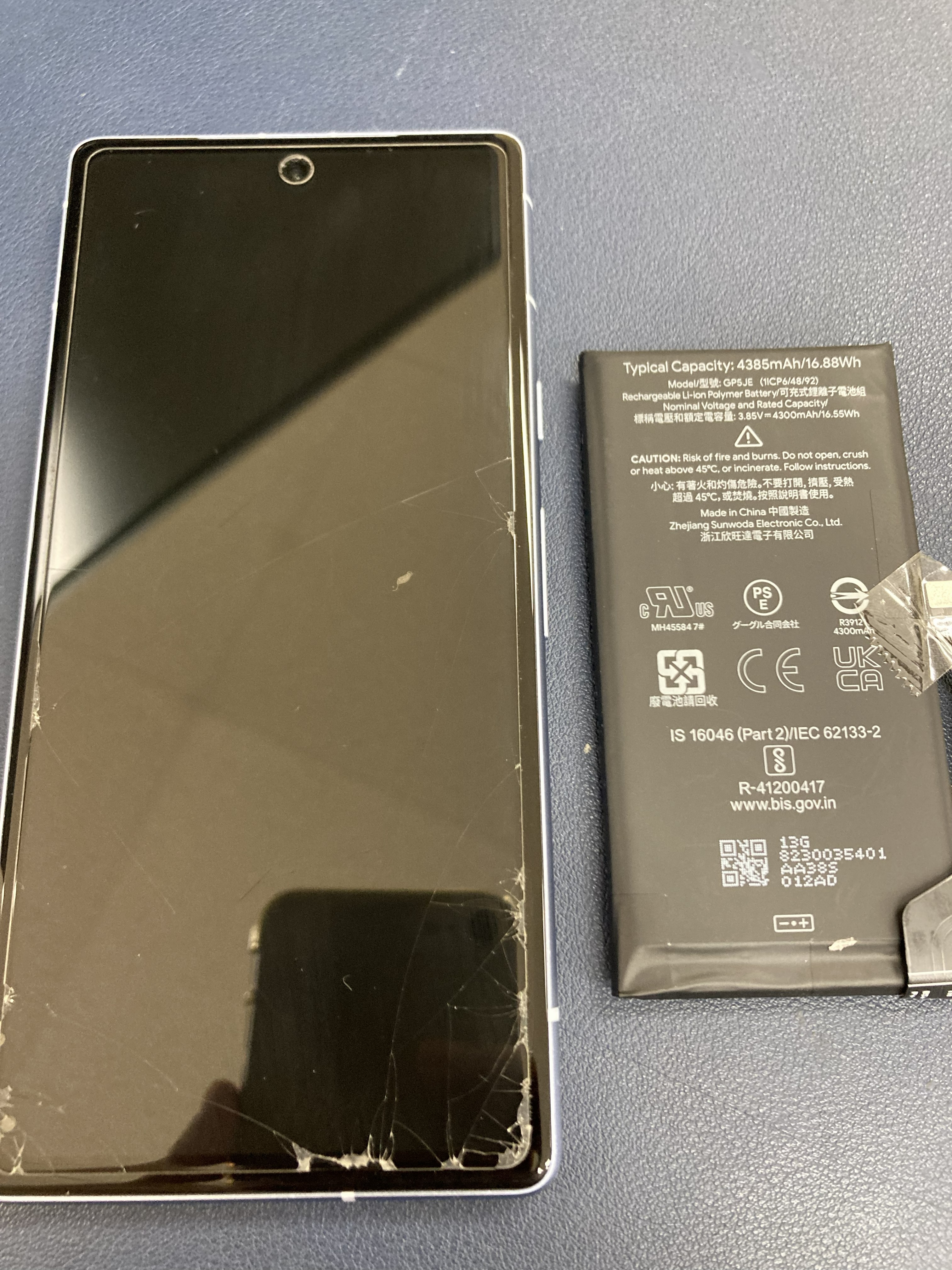 春日井】Google Pixel 7aのバッテリー交換を実施しました！バッテリー